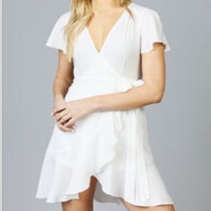 Altar’d State white a-line dress